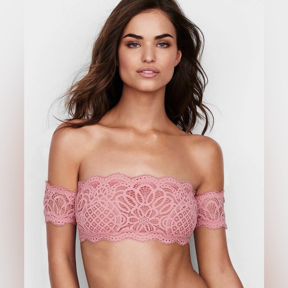 Victoria's Secret Dream Angels Pink Lace Bralette